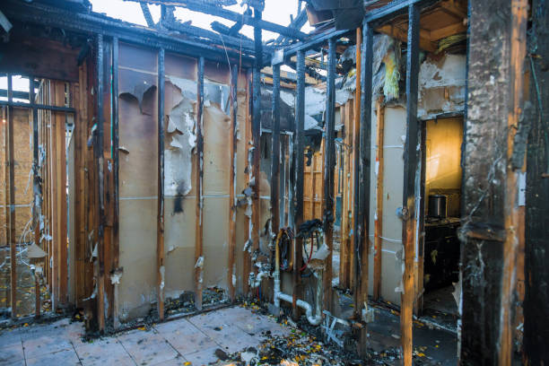 Professional Soot Cleanup technician working in East Bernard, TX